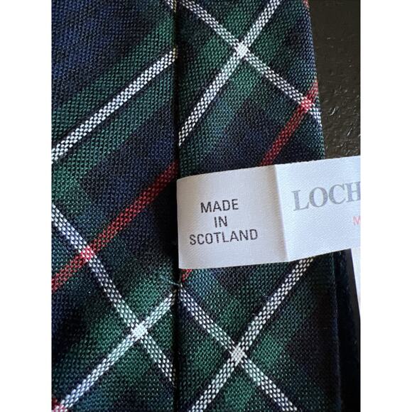 LOCHCARRON Mackenzie Tartan Plaid Tie 100% New Wool Scotland - Picture 4 of 5